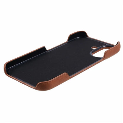 For iPhone 16 Plus Case Skin-Touch Leather+PC Phone Cover with Card Slot