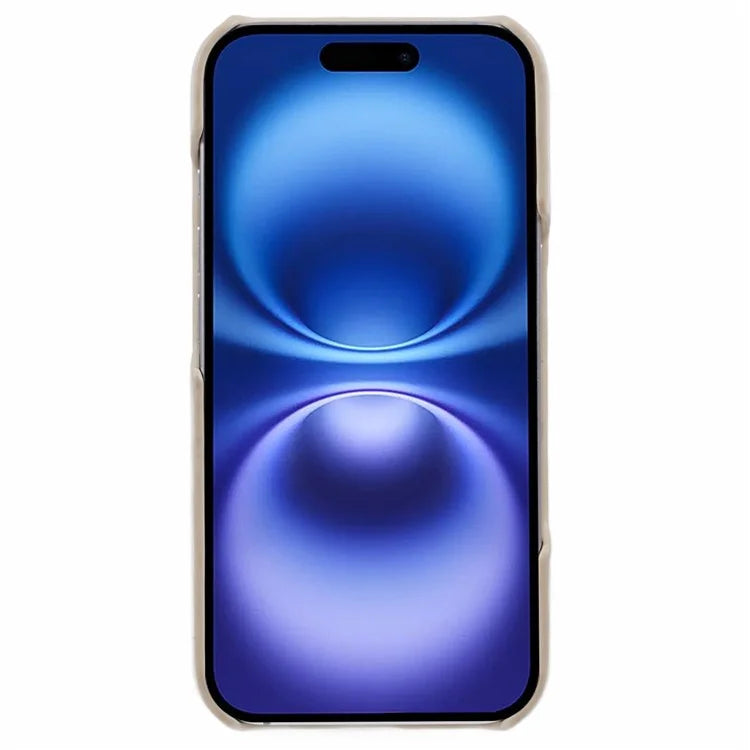 For iPhone 16 Plus Case Skin-Touch Leather+PC Phone Cover with Card Slot