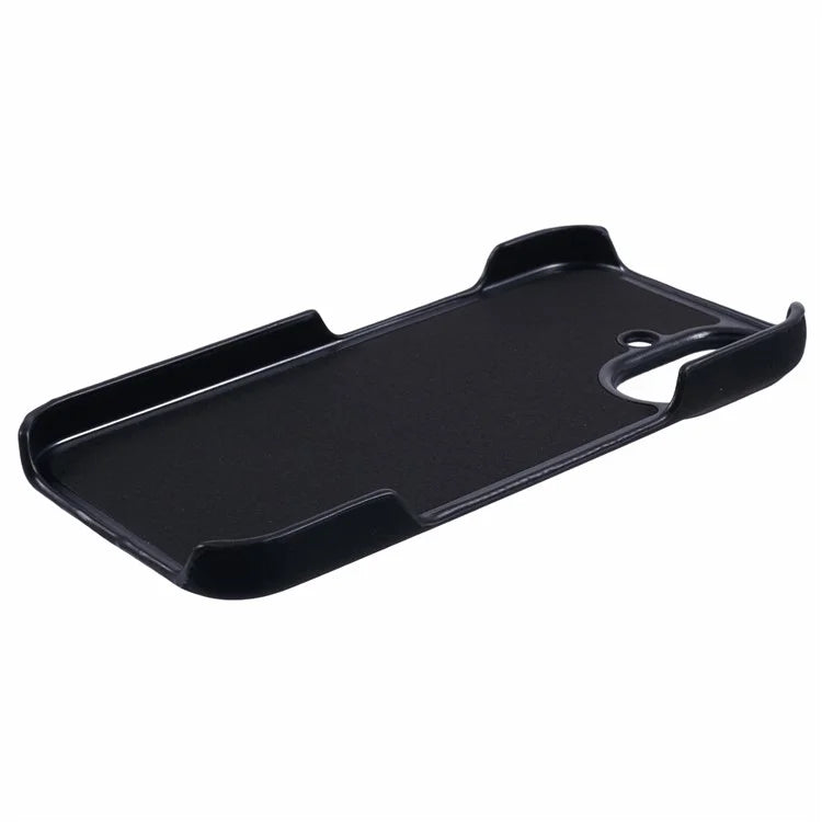 For iPhone 16 Plus Case Compatible with MagSafe Skin-Touch Leather+PC Back Cover