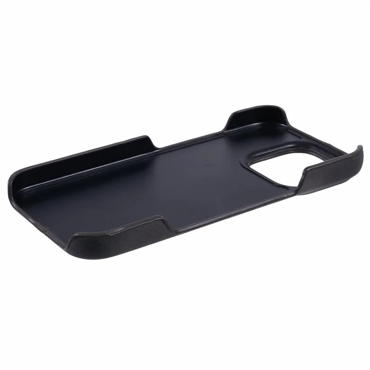 For iPhone 16 Pro Max Case Compatible with MagSafe Skin-Touch Leather+PC Back Cover