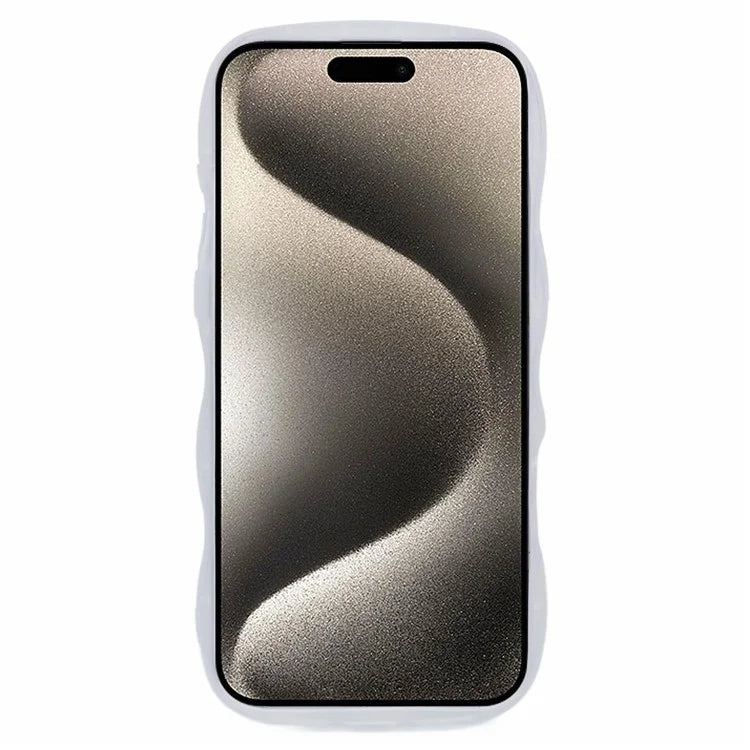 JTW Series for iPhone 16 Pro TPU Case Shockproof Epoxy Phone Cover Wavy Edge