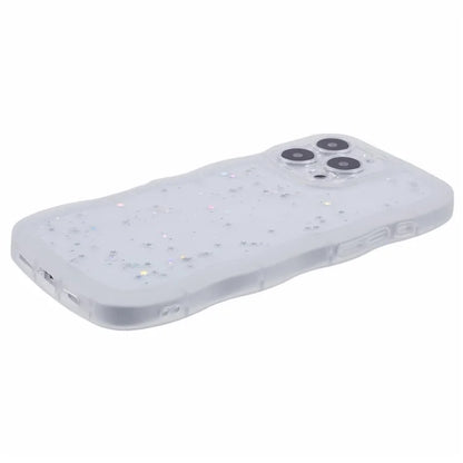 JTW Series for iPhone 16 Pro TPU Case Shockproof Epoxy Phone Cover Wavy Edge