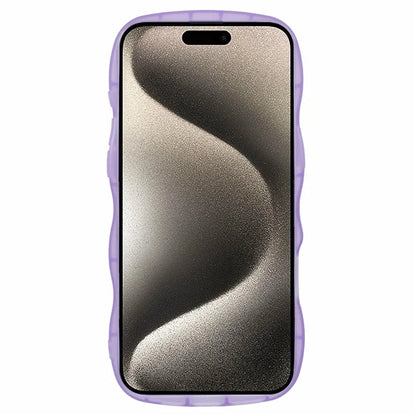 JTW Series for iPhone 16 Pro TPU Case Shockproof Epoxy Phone Cover Wavy Edge