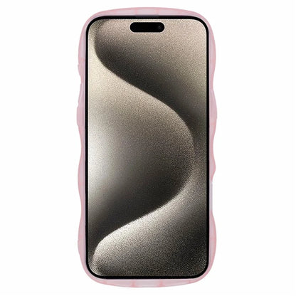 JTW Series for iPhone 16 Pro TPU Case Shockproof Epoxy Phone Cover Wavy Edge