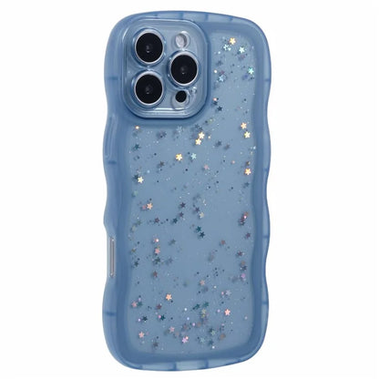 JTW Series for iPhone 16 Pro TPU Case Shockproof Epoxy Phone Cover Wavy Edge