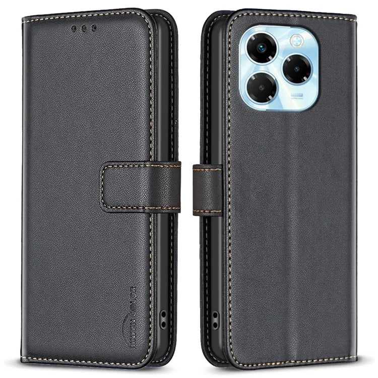 BINFEN COLOR BF17 For Infinix Note 40X 5G Case Wallet Folio Flip Leather Cover