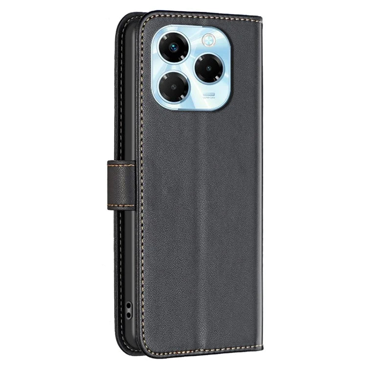 BINFEN COLOR BF17 For Infinix Note 40X 5G Case Wallet Folio Flip Leather Cover