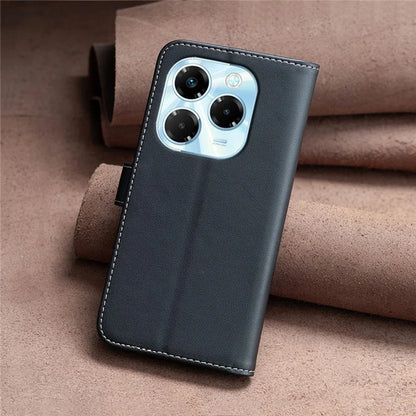 BINFEN COLOR BF17 For Infinix Note 40X 5G Case Wallet Folio Flip Leather Cover