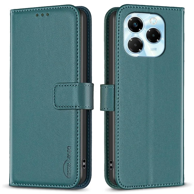 BINFEN COLOR BF17 For Infinix Note 40X 5G Case Wallet Folio Flip Leather Cover