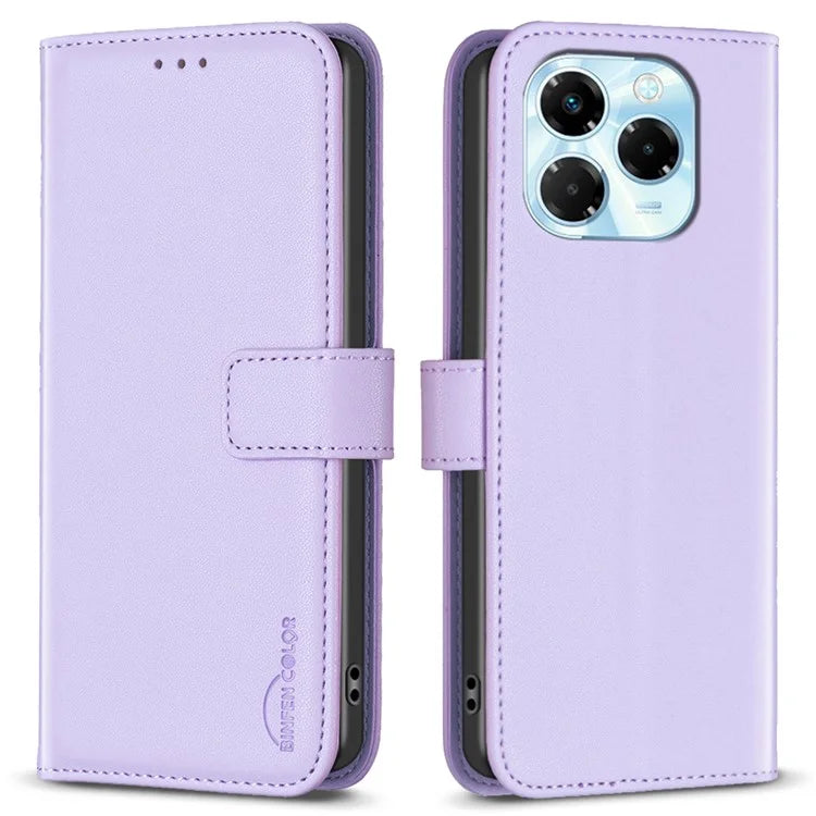 BINFEN COLOR BF17 For Infinix Note 40X 5G Case Wallet Folio Flip Leather Cover