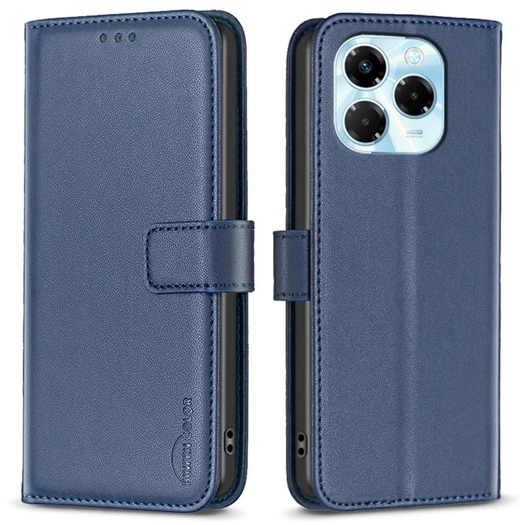 BINFEN COLOR BF17 For Infinix Note 40X 5G Case Wallet Folio Flip Leather Cover