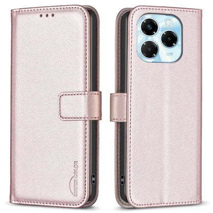 BINFEN COLOR BF17 For Infinix Note 40X 5G Case Wallet Folio Flip Leather Cover