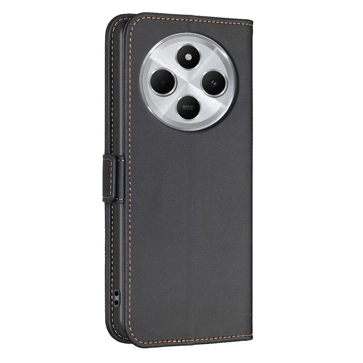 BINFEN COLOR BF31 For Xiaomi Redmi 14C 4G Case PU Leather Flip Folio Phone Wallet Cover