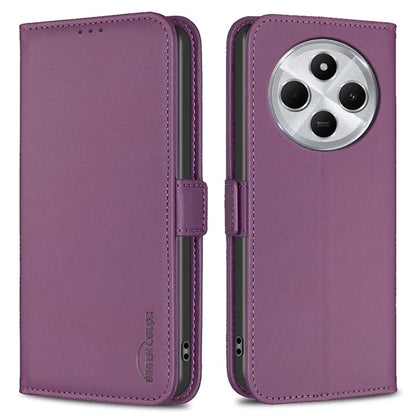 BINFEN COLOR BF31 For Xiaomi Redmi 14C 4G Case PU Leather Flip Folio Phone Wallet Cover