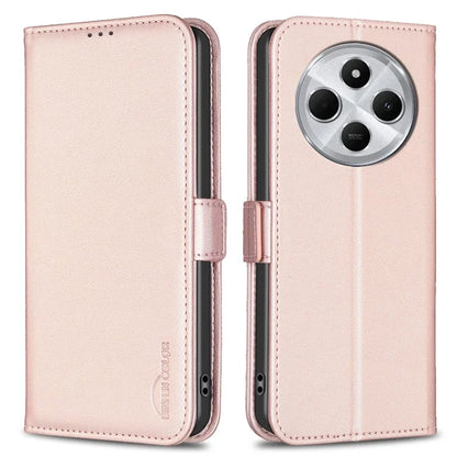 BINFEN COLOR BF31 For Xiaomi Redmi 14C 4G Case PU Leather Flip Folio Phone Wallet Cover