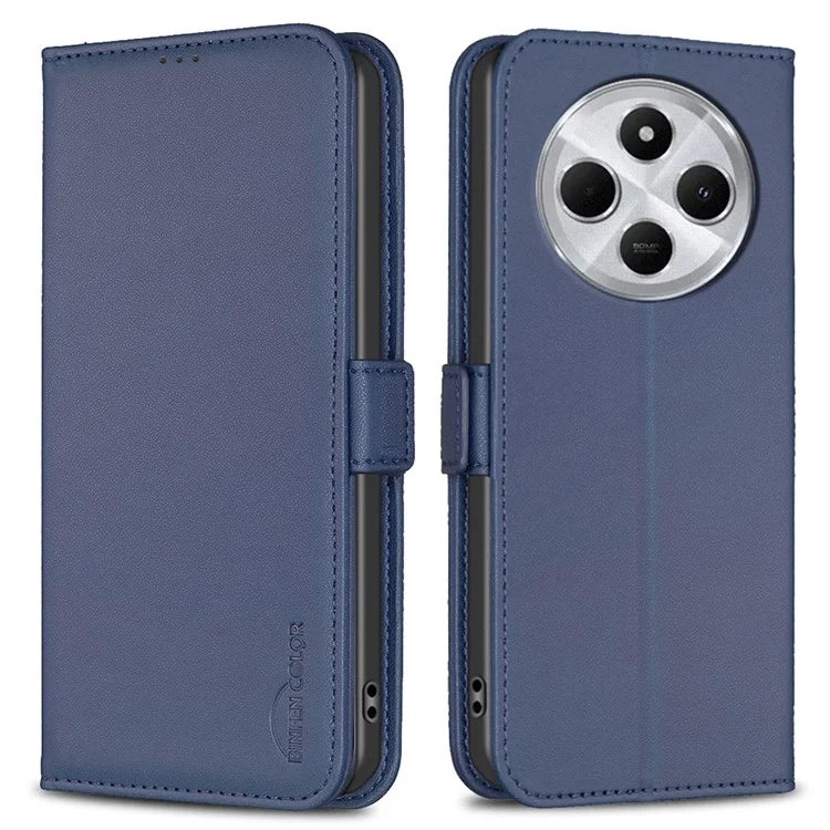 BINFEN COLOR BF31 For Xiaomi Redmi 14C 4G Case PU Leather Flip Folio Phone Wallet Cover
