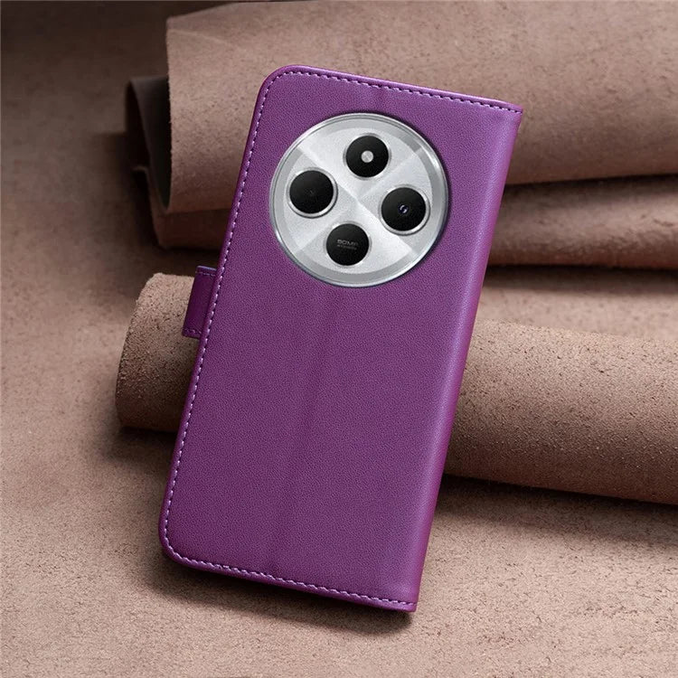 BINFEN COLOR BF17 For Xiaomi Redmi 14C 4G Case Wallet Folio Flip Leather Cover