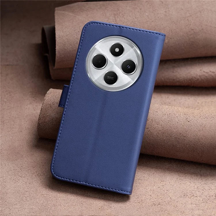 BINFEN COLOR BF17 For Xiaomi Redmi 14C 4G Case Wallet Folio Flip Leather Cover