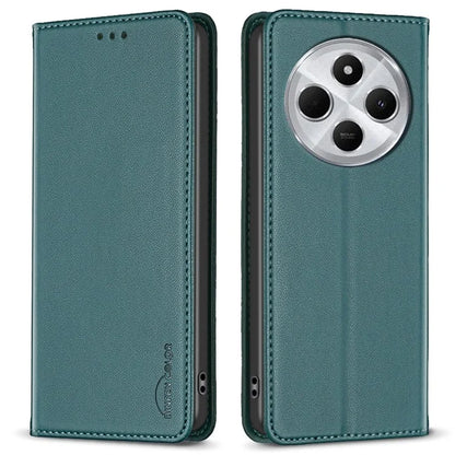 BINFEN COLOR BF18 For Xiaomi Redmi 14C 4G Case PU Leather Card Holder Phone Cover