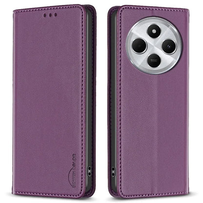 BINFEN COLOR BF18 For Xiaomi Redmi 14C 4G Case PU Leather Card Holder Phone Cover