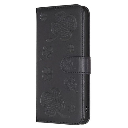For Xiaomi Redmi 14C 4G Case Clover Pattern Wallet Stand View Leather Phone Cover
