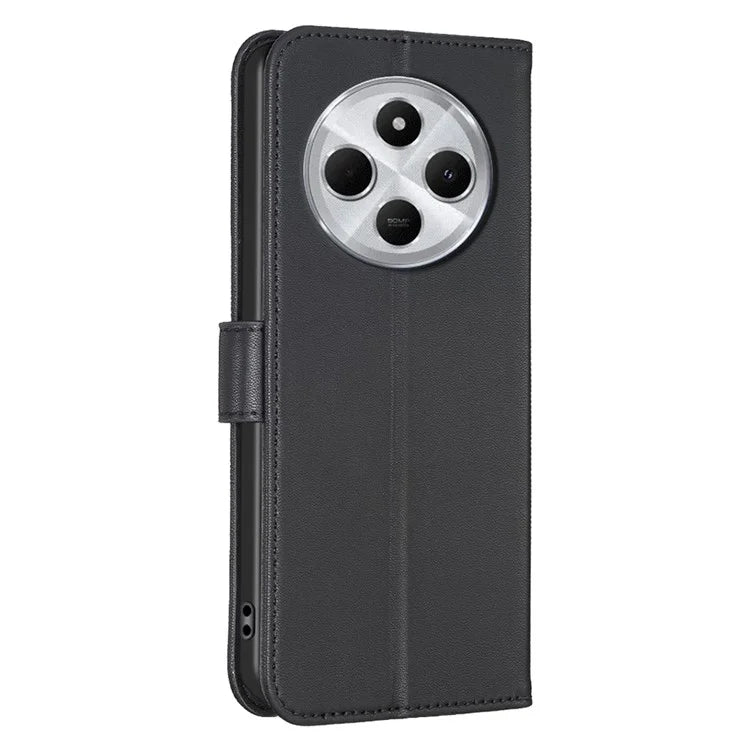 For Xiaomi Redmi 14C 4G Case Clover Pattern Wallet Stand View Leather Phone Cover