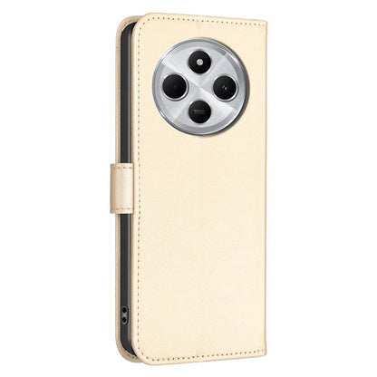 For Xiaomi Redmi 14C 4G Case Clover Pattern Wallet Stand View Leather Phone Cover