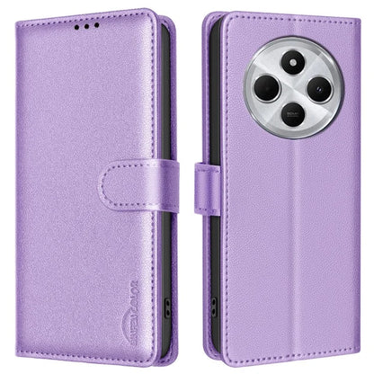 BINFEN COLOR BF32 For Xiaomi Redmi 14C 4G Leather Case Wallet RFID Blocking Phone Cover
