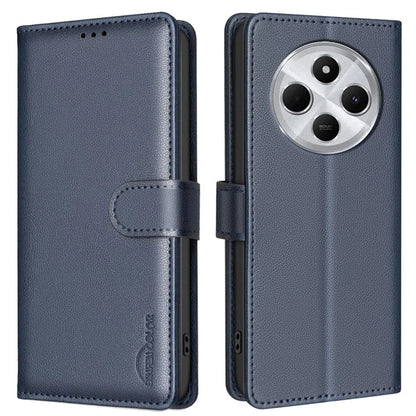 BINFEN COLOR BF32 For Xiaomi Redmi 14C 4G Leather Case Wallet RFID Blocking Phone Cover