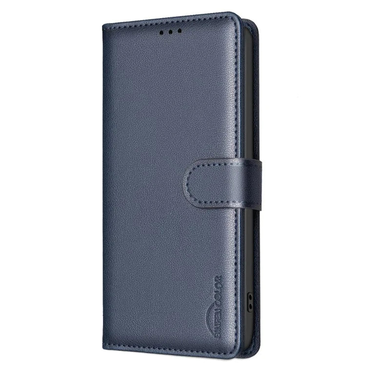 BINFEN COLOR BF32 For Xiaomi Redmi 14C 4G Leather Case Wallet RFID Blocking Phone Cover