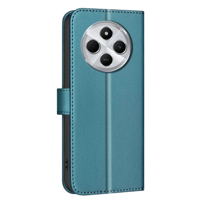 BINFEN COLOR BF34 for Xiaomi Redmi 14C 4G Leather Case Wallet Square Grid Phone Cover