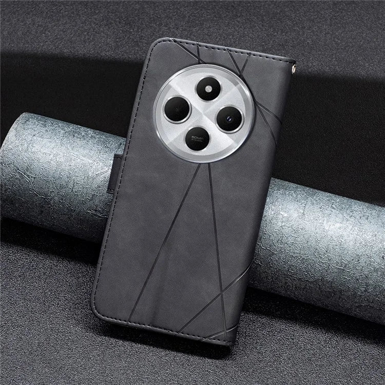 BINFEN COLOR BF05 For Xiaomi Redmi 14C 4G Case Leather Phone Cover Wallet Stand