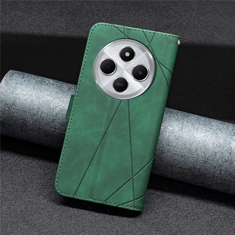 BINFEN COLOR BF05 For Xiaomi Redmi 14C 4G Case Leather Phone Cover Wallet Stand