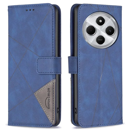 BINFEN COLOR BF05 For Xiaomi Redmi 14C 4G Case Leather Phone Cover Wallet Stand