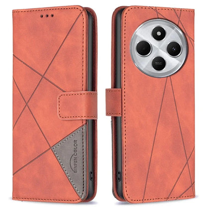 BINFEN COLOR BF05 For Xiaomi Redmi 14C 4G Case Leather Phone Cover Wallet Stand
