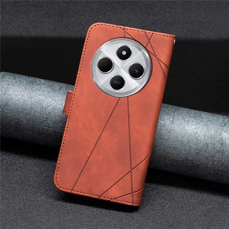 BINFEN COLOR BF05 For Xiaomi Redmi 14C 4G Case Leather Phone Cover Wallet Stand
