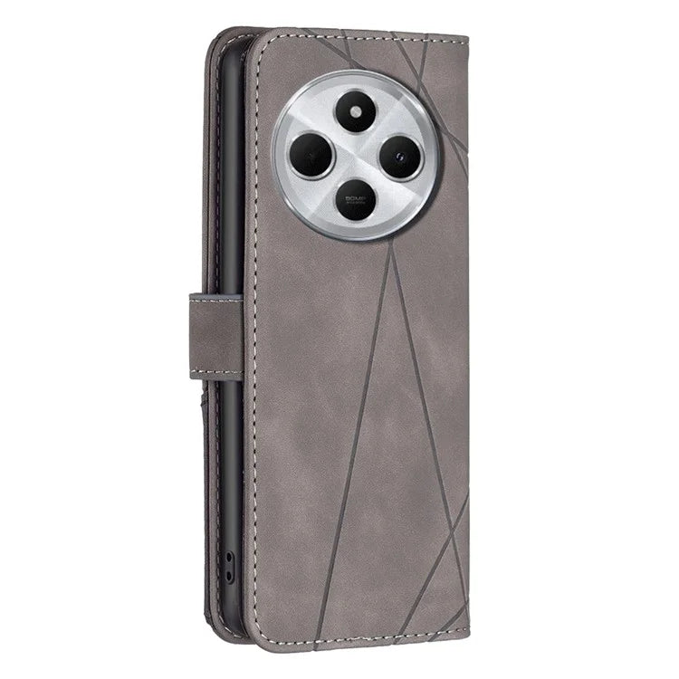 BINFEN COLOR BF05 For Xiaomi Redmi 14C 4G Case Leather Phone Cover Wallet Stand