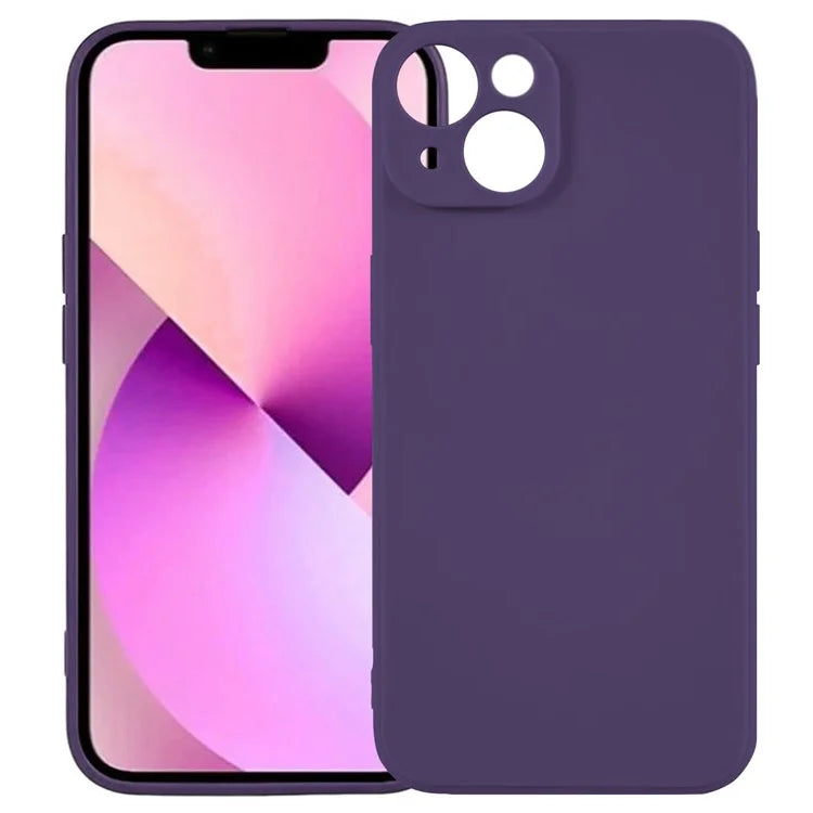 KALEBOL KLB-TPU003 For iPhone 13 Case Anti-Scratch Solid Color TPU Phone Cover
