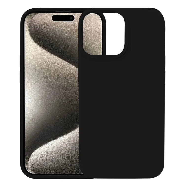KALEBOL KLB-YTGJ001 For iPhone 16 Pro Max Case Solid Color Liquid Silicone+PC Phone Cover