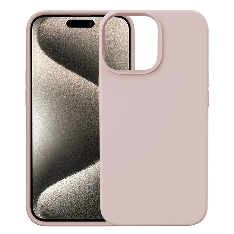 KALEBOL KLB-YTGJ001 For iPhone 16 Pro Max Case Solid Color Liquid Silicone+PC Phone Cover