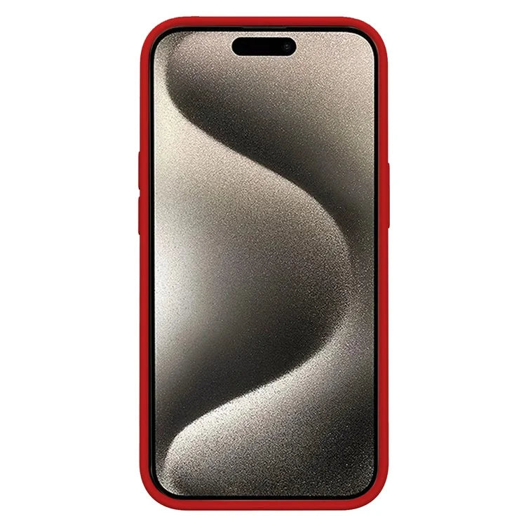 KALEBOL KLB-YTGJ001 For iPhone 16 Pro Max Case Solid Color Liquid Silicone+PC Phone Cover