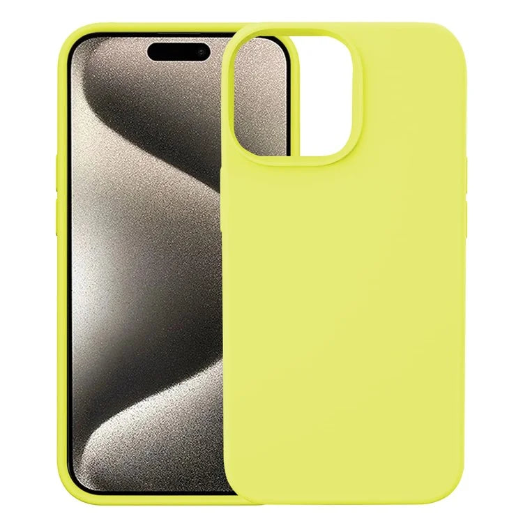KALEBOL KLB-YTGJ001 For iPhone 16 Pro Max Case Solid Color Liquid Silicone+PC Phone Cover
