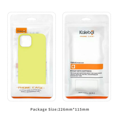 KALEBOL KLB-YTGJ001 For iPhone 16 Pro Max Case Solid Color Liquid Silicone+PC Phone Cover