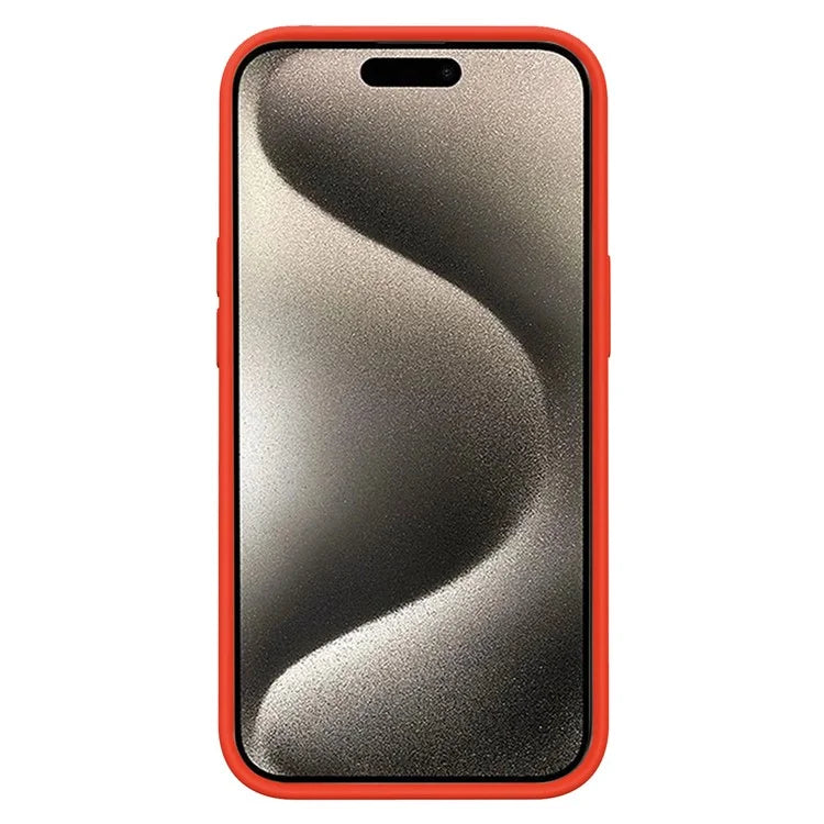 KALEBOL KLB-YTGJ001 For iPhone 16 Pro Max Case Solid Color Liquid Silicone+PC Phone Cover