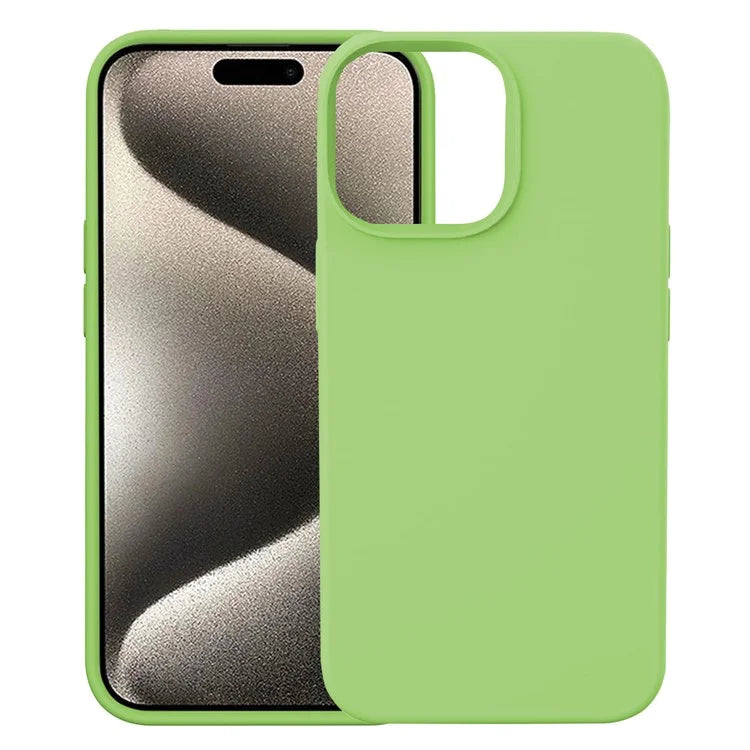 KALEBOL KLB-YTGJ001 For iPhone 16 Pro Max Case Solid Color Liquid Silicone+PC Phone Cover