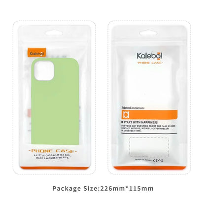 KALEBOL KLB-YTGJ001 For iPhone 16 Pro Max Case Solid Color Liquid Silicone+PC Phone Cover