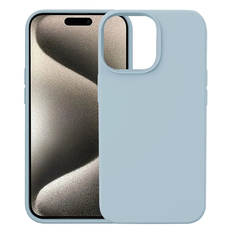 KALEBOL KLB-YTGJ001 For iPhone 16 Pro Max Case Solid Color Liquid Silicone+PC Phone Cover