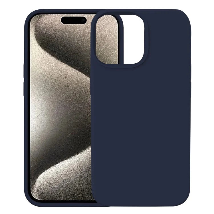 KALEBOL KLB-YTGJ001 For iPhone 16 Pro Max Case Solid Color Liquid Silicone+PC Phone Cover