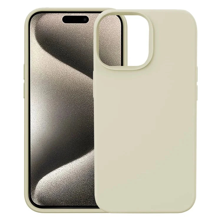 KALEBOL KLB-YTGJ001 For iPhone 16 Pro Max Case Solid Color Liquid Silicone+PC Phone Cover