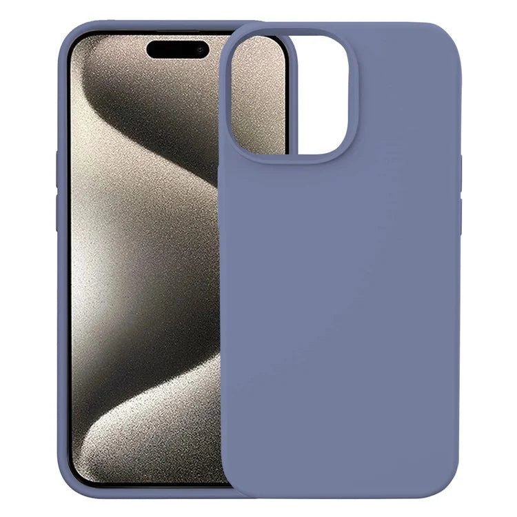 KALEBOL KLB-YTGJ001 For iPhone 16 Pro Max Case Solid Color Liquid Silicone+PC Phone Cover
